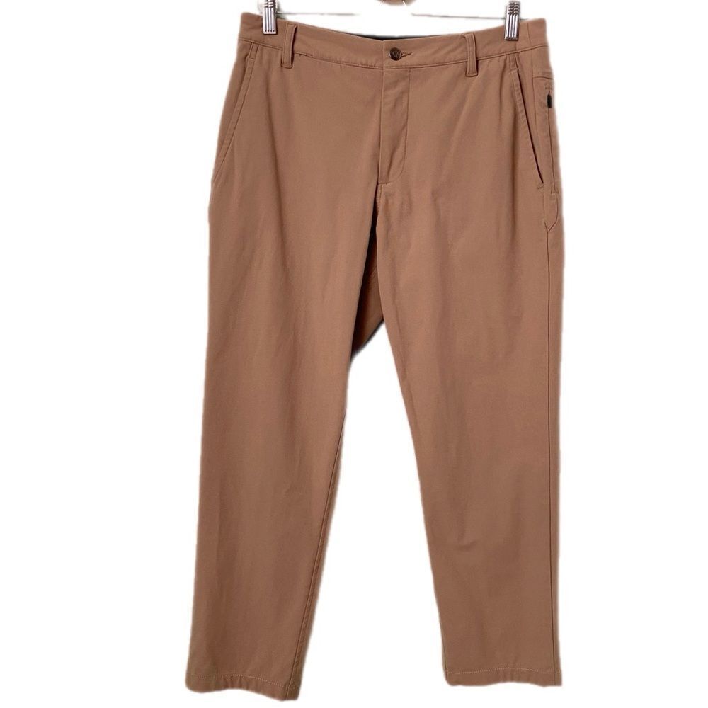 Birddogs Pants Men's 32x30 Brown Khaki Chinos Boomstick Stretch Slim Golf Casual